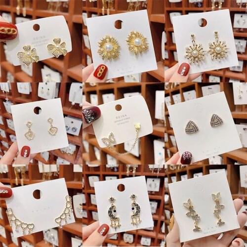 S925 Fashion Earrings for women Pearl Delicate Long Tassel All-match Earrings