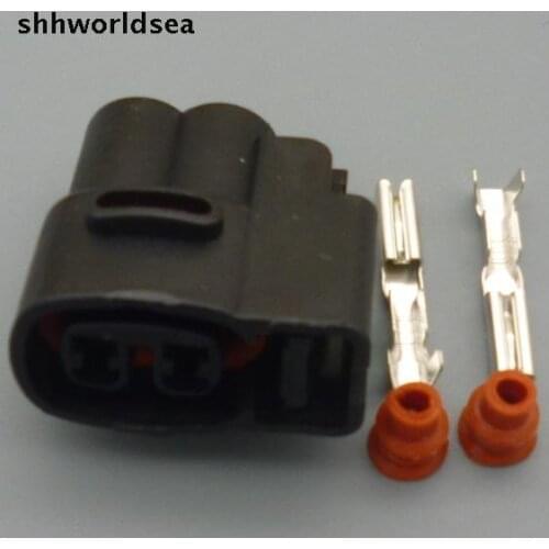 Shhworldsea 2 PIN Car ignition coil plug Auto connector and electrical housing For Kia Cerato Elan Teou wind Ruiou Yuet CVVT