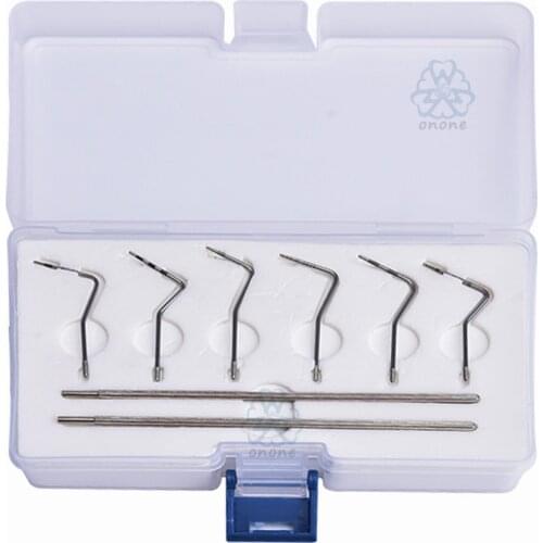 Dental Periodontal Probe with Scaler Dental Explorer Tool Dentist Endodontic Tooth Cleaning Stainless Steel