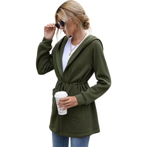 Sweatshirt Female Coat Winter Women Coat 2021 New Streetwear Outwear Loose Plus Size Windbreaker Casual Fashion Sweatshirt Women