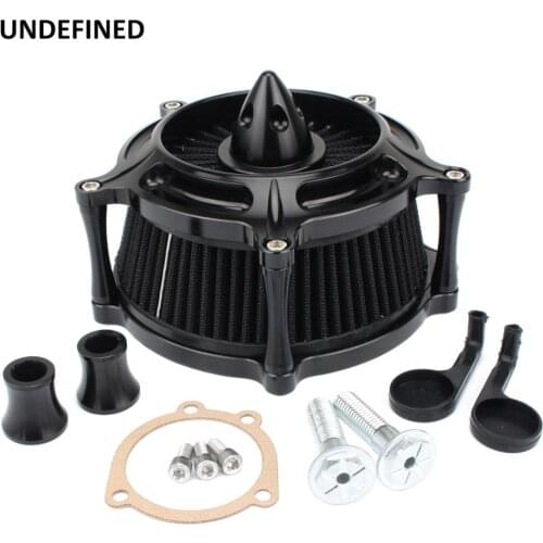 Motorcycle Air Filter Black Spike Turbine Venturi Air Cleaner Kits For Harley Sportster Iron 883 XL883 XL1200 48 72 1991-2019