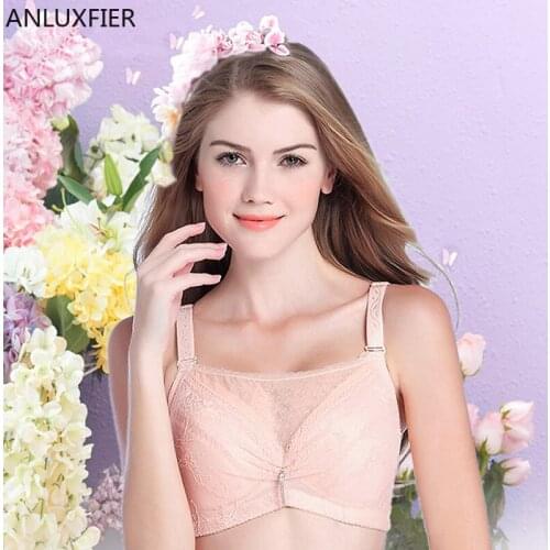 X9039 Mastectomy Bra Tube Top Type Rimless Underwear Gathered Seamless Silicone Breast Forms Prosthesis Bras Bra Plus Size