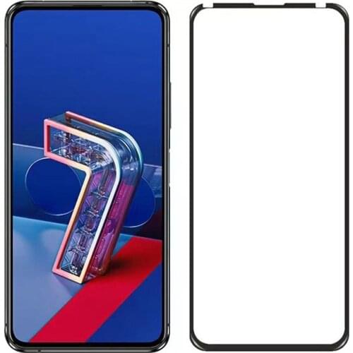 For Asus Zenfone 7 ZS670KS Full Glue Cover Tempered Glass Screen Protector for Asus Zenfone 7 Pro ZS671KS Glass Film