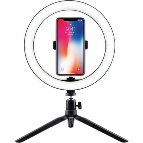 Dimmable LED Ring Light with Tripod Live Fill Light Mobile Phone Bracket Stand Holder Live Mobile Phone Holder
