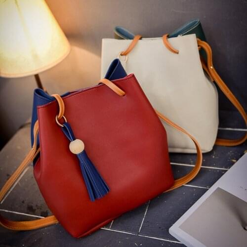 SJ Women Leather Shoulder Bags Female Handbags Totes Braccialini Brand Style Handicraft Design Art Cartoon 6