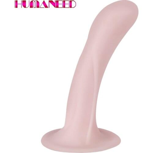 Liquid Silicone Anal Plug Prostate Massager Powerful Suction Cup Dildo G-spot Anal Stimulator Adult Sex Toys for Woman and Man
