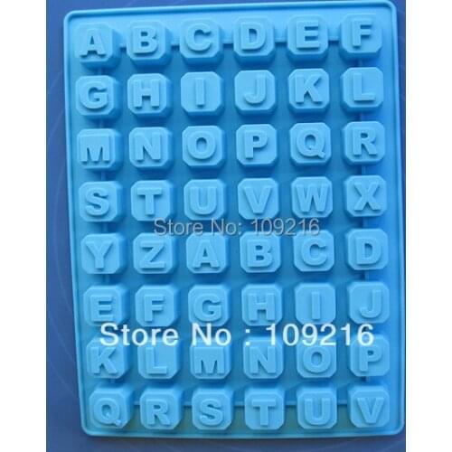 1pcs New style Letter Green Good Quality 100% Food Grade Silicone Chocolate/Ice/Jelly/Pudding DIY Mold