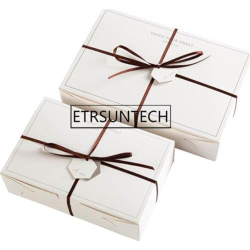 100pcs Kraft Paper Bakery Boxes Packaging Cupcake Boxes Donut/Cake/Muffin/Dessert Birthday Party Decoration