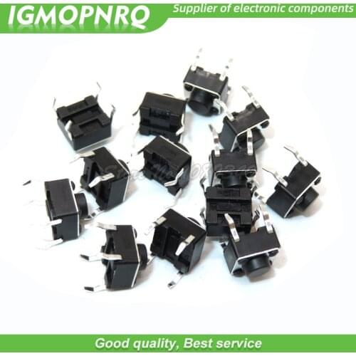 200pcs Mini Micro Momentary Tactile Push Button Switch 6*6*5mm 4 pin ON/OFF keys button DIP 6x6x5mm Light touch switch IGMOPNRQ