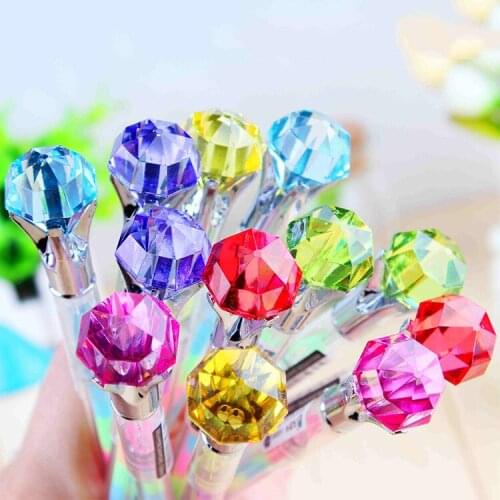 36 pcs/lot Big Diamond Colorful Ink Gel pen Cute Drawing Painting pens Highlighter Stationery gift office school supplies