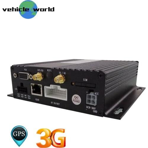 4CH AHD 1080P Dual SD Card GPS 3G Bus Taxi Trailer Truck Car Vehicle Mobile DVR