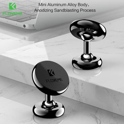 FLOVEME Car Phone Holder Magnetic Mobile Phone Car Holder Phone Stand In The Car 360 Roatable Universal Car Phones Support
