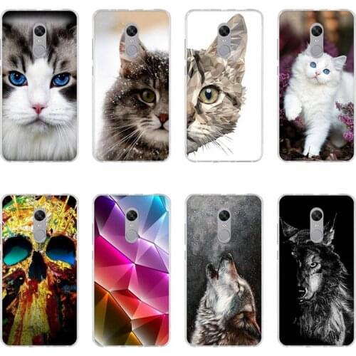 TPU Case For Xiaomi Redmi Note 7 7 Pro / Note 4 4X Case Cover Soft Silicone Cover For Redmi GO Cartoon Cat For Redmi 3 3s Coque