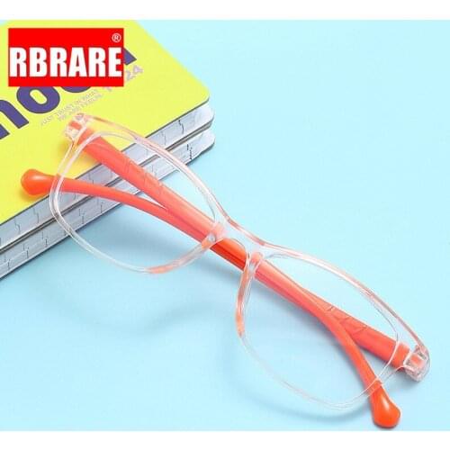 RBRARE Childrens Anti Blue Glasses Frame Child Frame Glasses Square Eyeglasses Frame for Kids Eyewear Student Goggles Girl/Boy