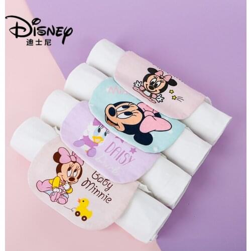 Disney Cotton Sweat-absorbent Towel Childrens Sweat-proof Towel Pad Back Cotton Kindergarten Han Towel Child Trumpet Gauze