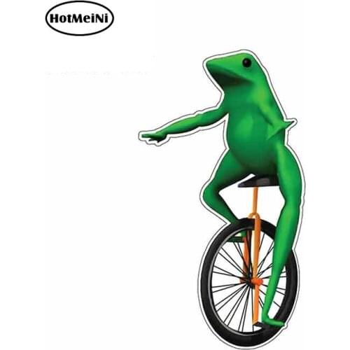 HotMeiNi 13cm x 7.3cm for Here Come Dat Boi Funny Car Stickers Vinyl Waterproof RV VAN Car Accessories JDM Anime Comic Sign