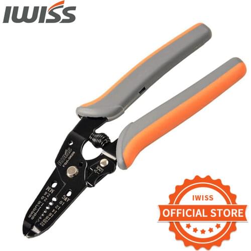 IWISS FSA-0626 multifunctional wire stripping plier with cable cutter Φ0.6-2.6mm (20-10AMG) wire Stripping Tools shear function