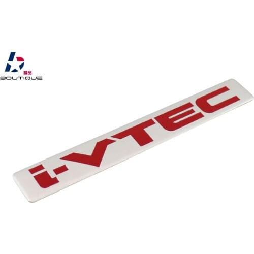 Red i-VTEC for CIVIC TYPE R CTR FD2 Fender Trunk Emblem Badge Sticker