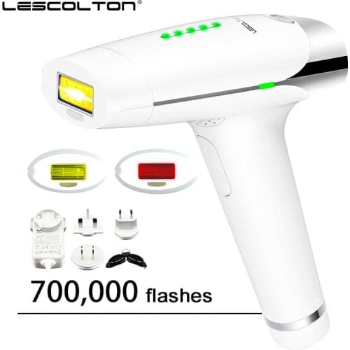 Lescolton IPL Photon Hair Removal And Skin Rejuvenation 2in 1 LCD Display Permanent Laser Epilator Professional Bikini Trimmer