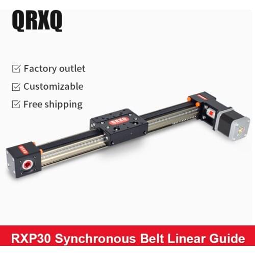 Linear module synchronous belt slide precision step moving CNC guide linear module 3D printer