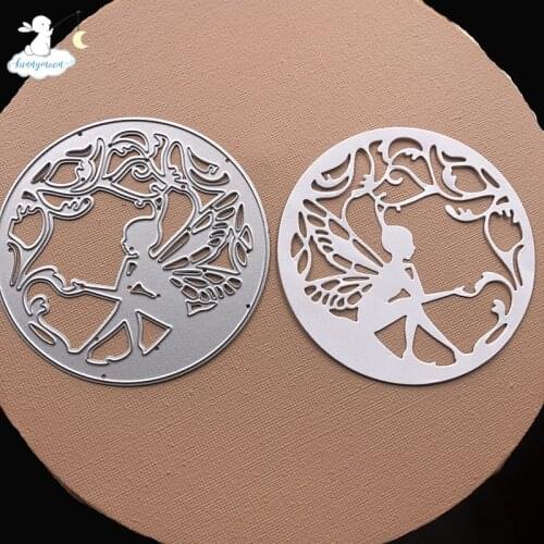 Bunnymoon fairy 2 Metal Cutting Dies Stencils for DIY Scrapbooking/photo Album stamps Decorative Embossing DIY Paper Card