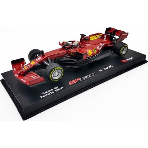 Bburago 1:43 Ferrari F1 vettel 2020 SF1000 hardback Simulation model car