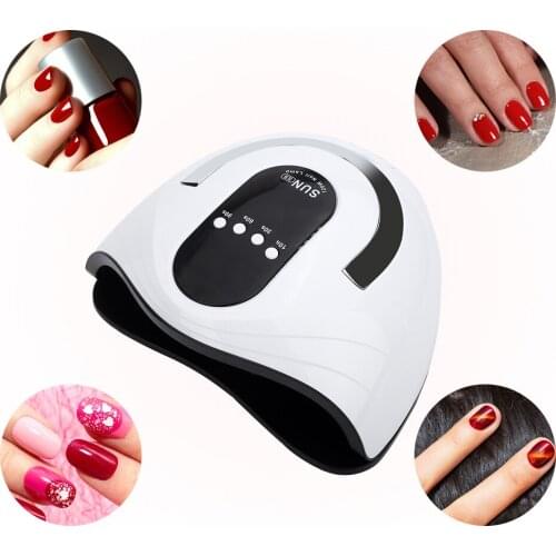 New SUNS9 Nail Lamp Dual Light Nail Dryer for Curing UV Gel Nail Polish with Motion Sensing Manicure Salon Tool UV LED Lamp