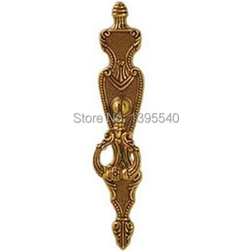 New 2pcs Antique Cabinet Hanle 123mm Euro-Furniture Brass Knob Creative Cupboard Closet Drawer Handle Pull Bars hardware knobs