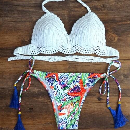 PREETEE Bikini Set 2018 Sexy Brazilian Bikini Push Up Swimwear Women Swimsuit Female Bathing Suit Beach Hooked Knitting SwimWear