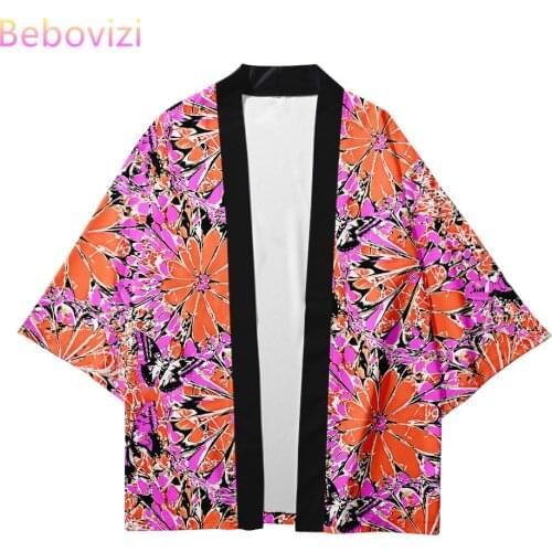 Plus Size XXS-6XL 5XL 4XL Loose Black Japanese Beach Cardigan Asian Women Harajuku Kimono Cosplay Tops Blouse Yukata Clothing