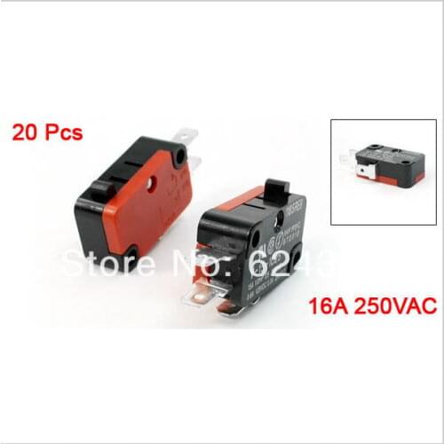 V-15-1C25 20 Pcs / Lot x Arcade Cherry Push Button Microwave Oven Door Micro Switch SPDT 1 NO 1 NC