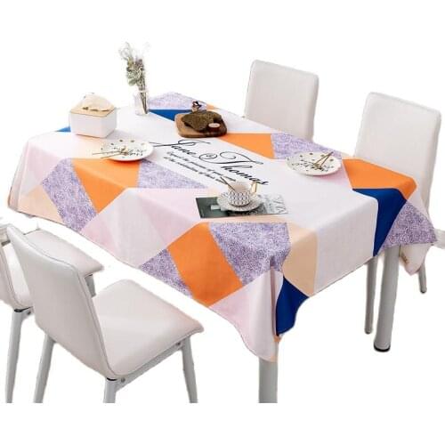 Waterproof Tablecloth Kitchen Dining Table And Chair Covers Of The Same Style