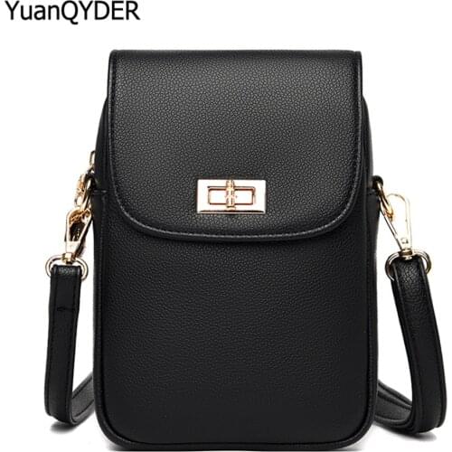 High Quality Leather Women Shoulder Bags 2021 Fashion Mini Design Ladies Solid Color Messenger Bag Ladies Travel Bags Wallet