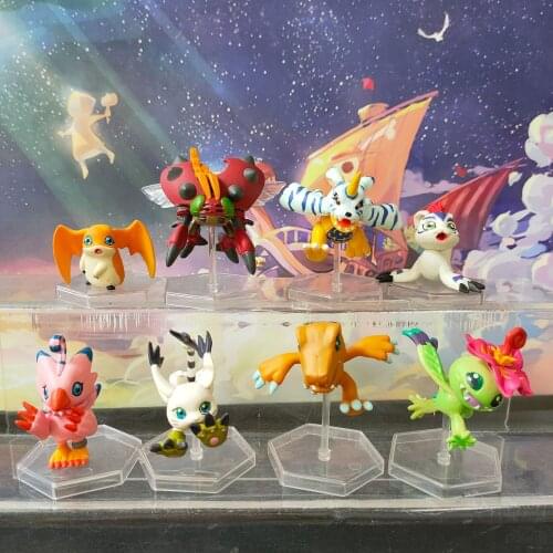 1PCS Random style Cute Anime Digimon Adventure Agumon Patamon Tailmon Gomamon Piyomon Gabumon Tentomon Palmon Action Figure Doll