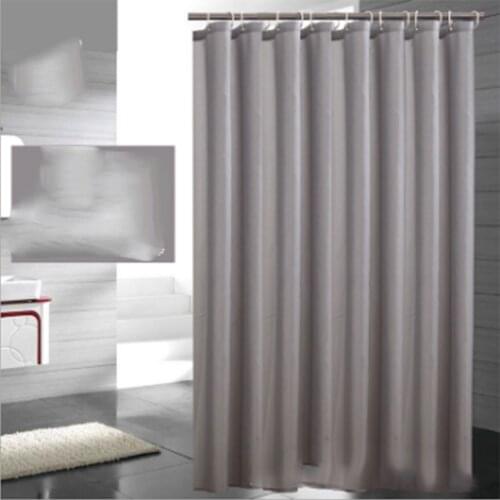 1PCS Bath curtain plain color bathroom waterproof thickening mildew partition curtain