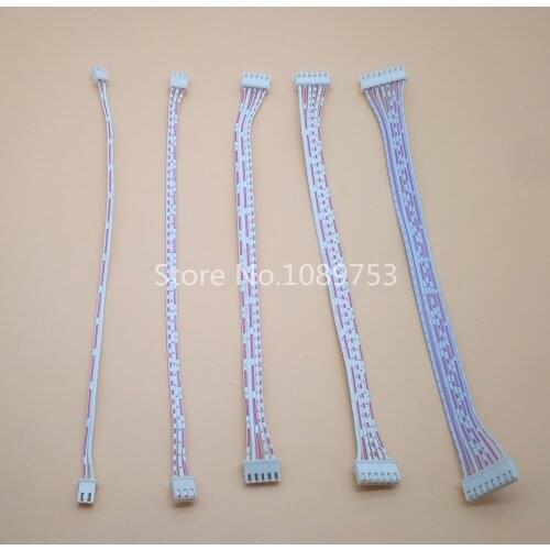 10Pcs Double Head 2.54mm Pitch Connector Cable XH2.54 Plug Line length 20cm Red and white 2P/3P/4P/5P/6P/7P/8P/9P/10P