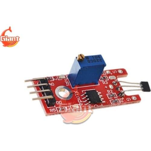 10PCS/lot Speed Counting Sensor Module 4pin KY-024 Linear Magnetic Hall Switches Module for Arduino Starter DIY Kit