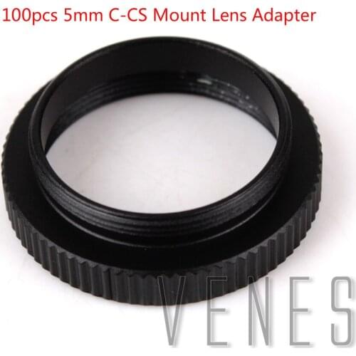 100PCS 5mm C-CS Mount Lens Adapter Ring Extension Tube for CC.TV Security Camera