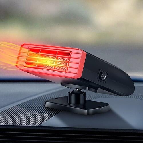 2 in 1 Auto Windshield Car Heater Defroster Defogger 360 Degree Rotary