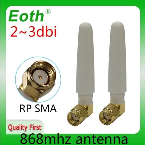 GSM 868MHz 915MHz antenna LORA 3bdi RP-SMA Connector GSM antena 868 MHz 915 MHz antenne white small size antennas for Lorawan