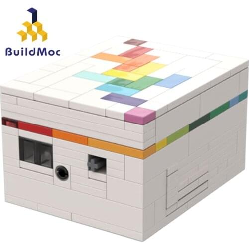 Buildmoc City Creator Rainbow Road A Puzzle Box Moc Jewlery Box Gem Precious Stone Treasure Bricks Building Blocks Creator Toys