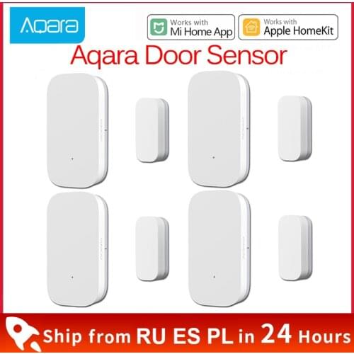 Xiaomi Aqara Door Window Sensor Zigbee Wireless Connection Alarm Smart Mini Door Sensor Work With Mijia Gateway Mi Home HomeKit