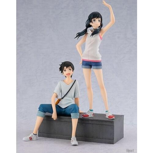 17cm Anime Pop Up Parade Weathering With You Figure Hodaka Morishima Hina Amano Action Figure Toy Passionate Couple Model Doll