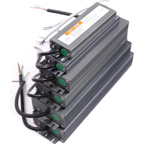 IP67 IP68 Outdoor Waterproof Transformer 110V 220V AC to DC 12V 24V LED Driver 10W 20W 50W 100W 150W 200W 300W 400W