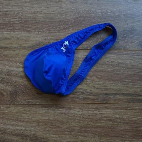 JQK Mens G String Micro Nylon Gay Men Underwear Penis Pouch Mens Thong Jock Strap C String Male Lingerie Erotic Panties Backless