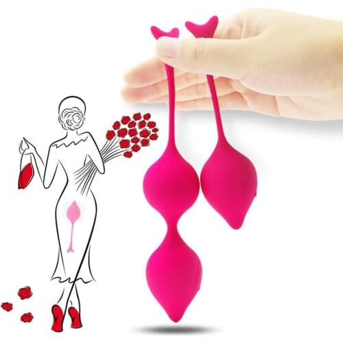 Soft Silicone Love Balls Vaginal Ben wa ball Clit stimulation Vaginal tighten Exercise trainer Geisha balls Sex Toys For Women