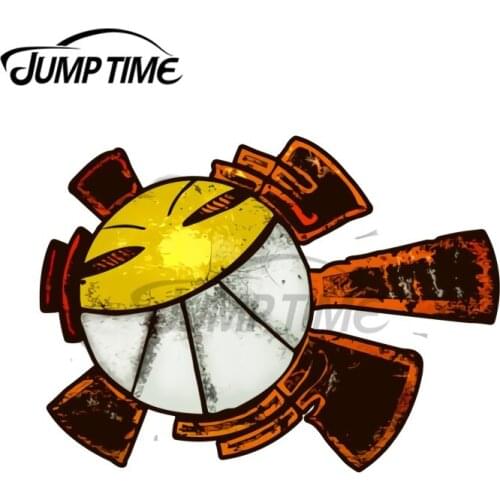 JumpTime 13 x 7.2cm For Cowboy Bebop ED Hacker Logo Car Bumper Window Stickers Fashion Body for Car Car Styling VAN SUV Decal