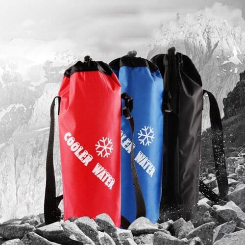 None portable insulated thermal ice cooler bag warmer lunch food picnic insulation thermos bag bottle bag for man women