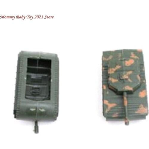 Mini Tiger Tank Model Imitate Scale Tank Radio Controlled Tank Model Vehicle Toy Best Christmas Gift for Children Kids