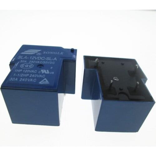 NEW relay SLA-12VDC-SL-A SLA12VDCSL-A 12VDC DC12V 12V 30A 250VAC T90 SONGLE 4PIN 5PIN